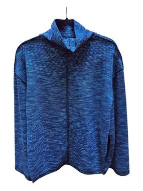 Free People We The Free Overboard Combo Pullover Size S Sweater with slits.NWT